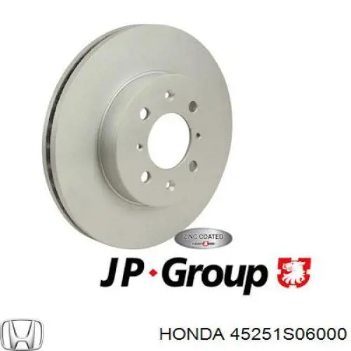45251S06000 Honda Гальмо дискове переднє