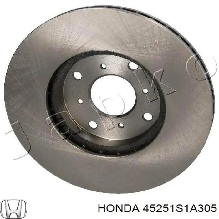 Диск переднього гальма Honda 45251S1A305 ціна, від 32.10 USD