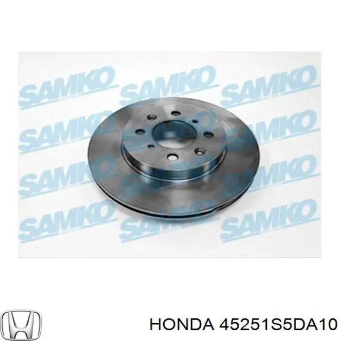 Диск гальмівний передній Honda 45251S5DA10