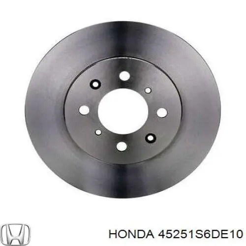 Диск гальмівний передній Honda 45251S6DE10