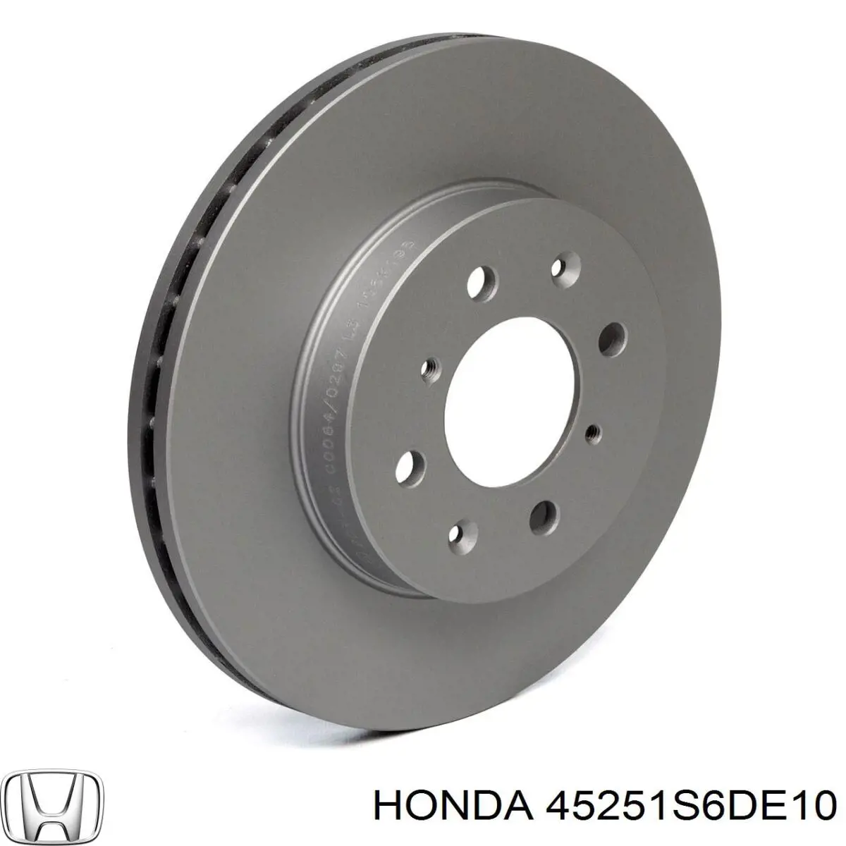 Диск переднього гальма Honda 45251S6DE10 ціна, від 29.88 USD