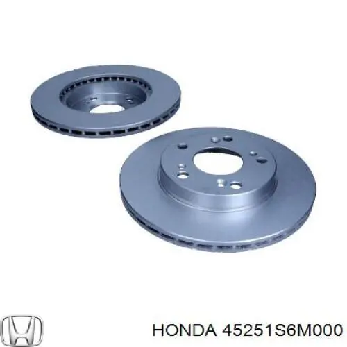Диск переднього гальма Honda 45251S6M000 ціна, від 39.97 USD