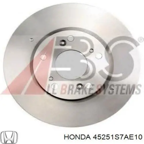 45251S7AE10 Honda диск гальмівний передній