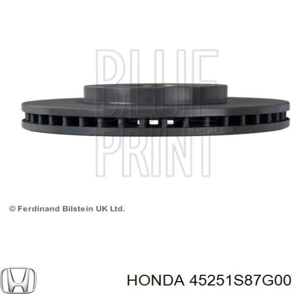 Диск переднього гальма Honda 45251S87G00 ціна, від 34.39 USD