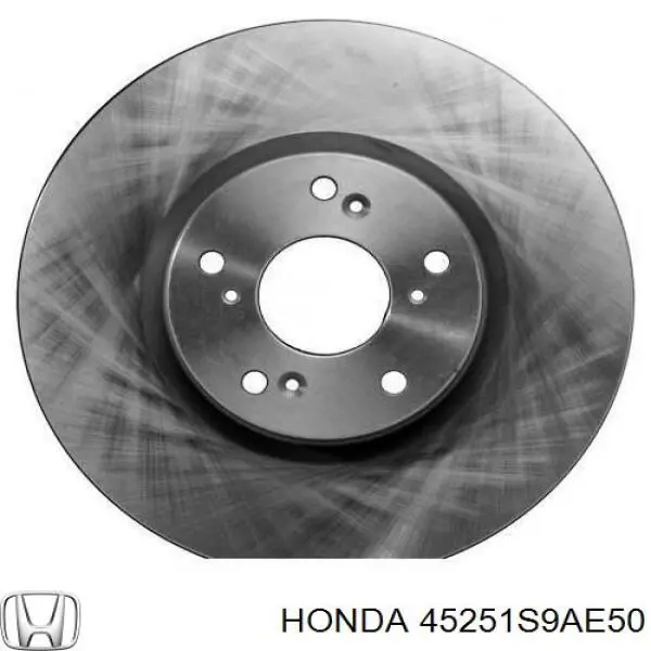 Диск гальмівний передній 45251S9AE50 Honda