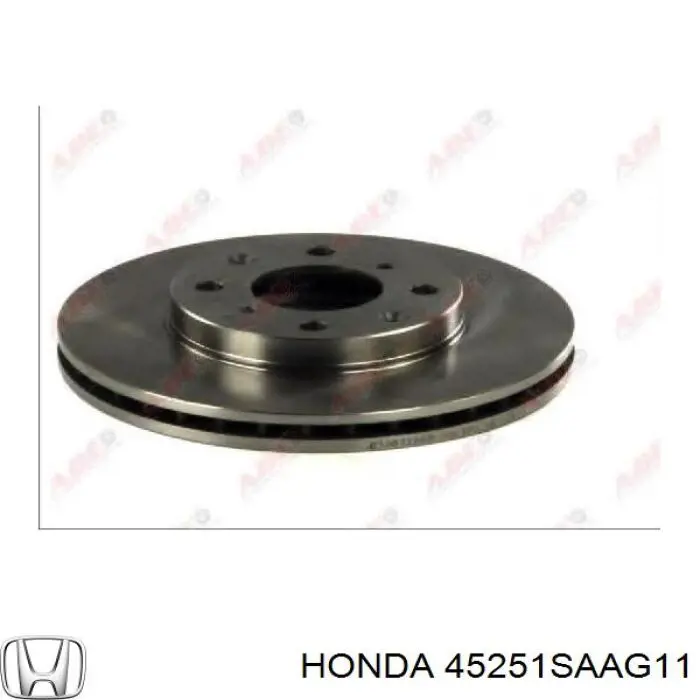 Купити 45251SAAG11 Honda Ротор гальмівний