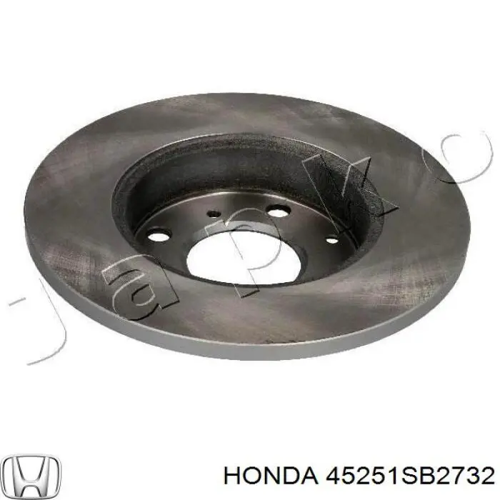 Диск гальмівний передній Honda 45251SB2732