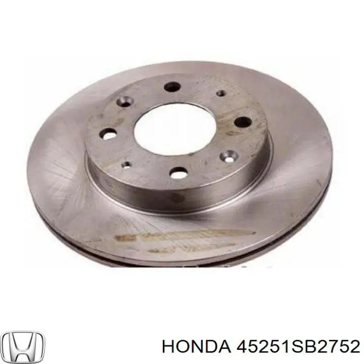 45251SB2752 Honda диск гальмівний передній