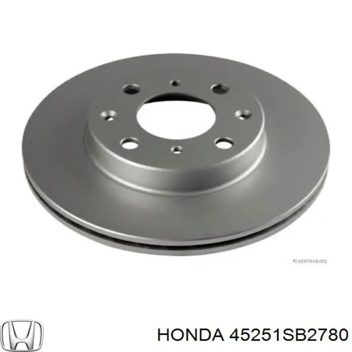 Гальмівні диски передні 45251SB2780 Honda