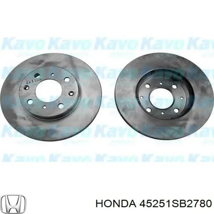 Диск переднього гальма Honda 45251SB2780 ціна, від 22.40 USD