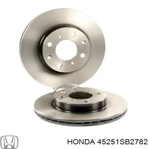 45251SB2782 Honda диск гальмівний передній