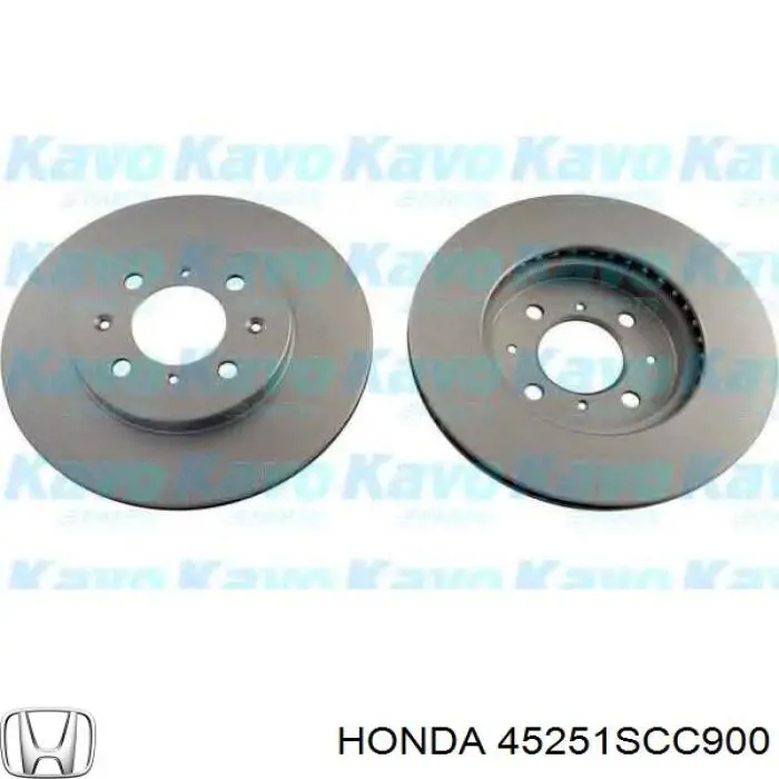 Диск гальмівний передній Honda 45251SCC900