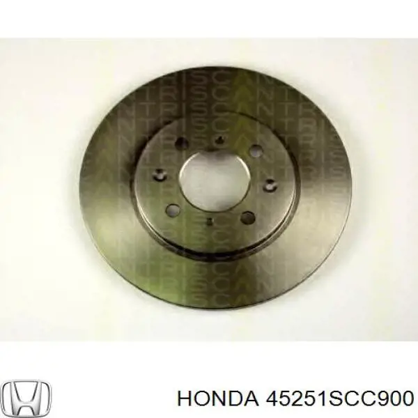 Диск переднього гальма Honda 45251SCC900 ціна, від 30.60 USD