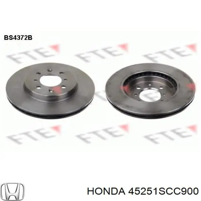 Купити 45251SCC900 Honda Ротор гальмівний