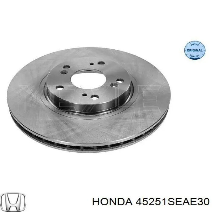 Гальмівні диски передні 45251SEAE30 Honda