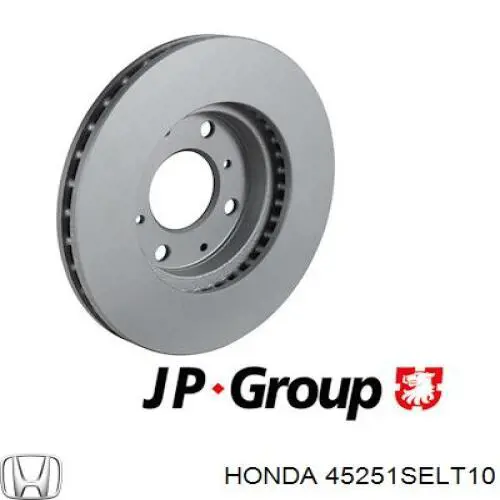 Диск переднього гальма Honda 45251SELT10 ціна, від 27.37 USD