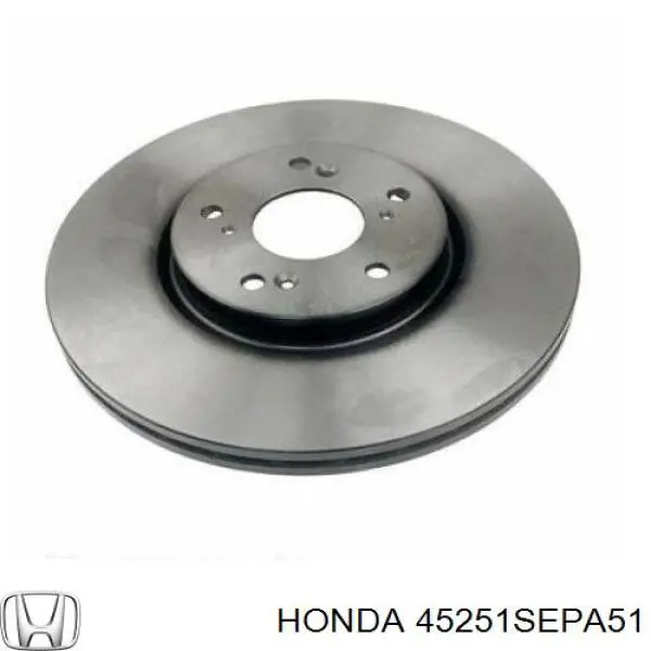45251SEPA51 Honda диск гальмівний передній