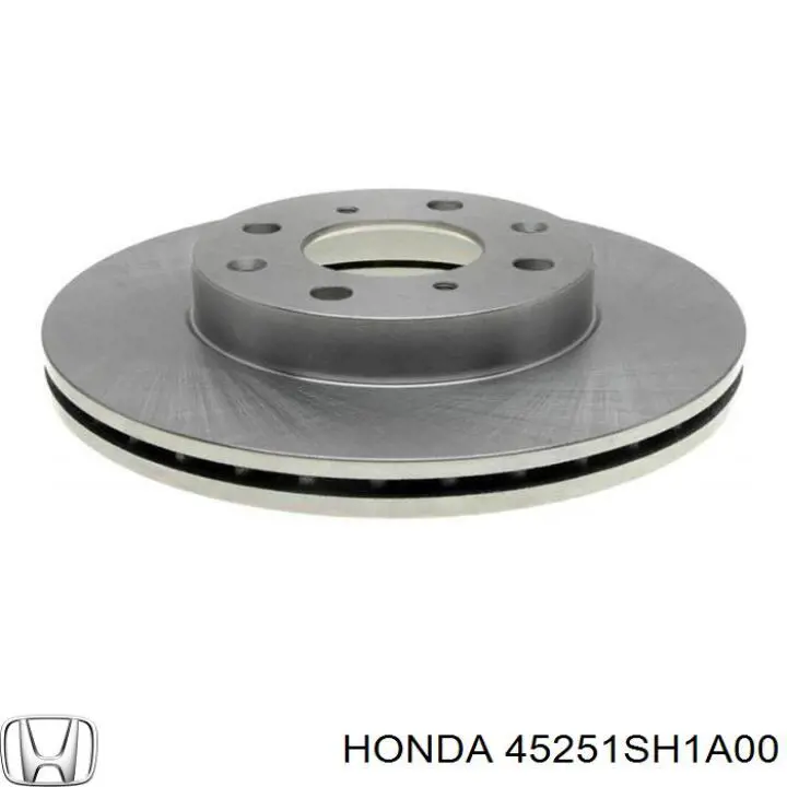 45251SH1A00 Honda диск гальмівний передній