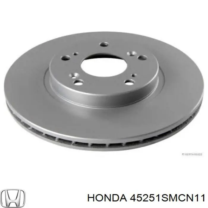 45251SMCN11 Honda диск гальмівний передній
