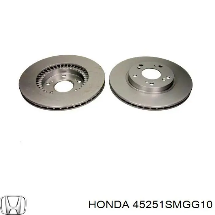 Диск переднього гальма Honda 45251SMGG10 ціна, від 34.38 USD