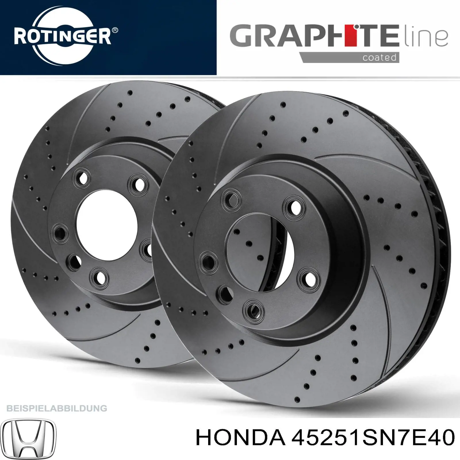 Гальмівні диски передні 45251SN7E40 Honda