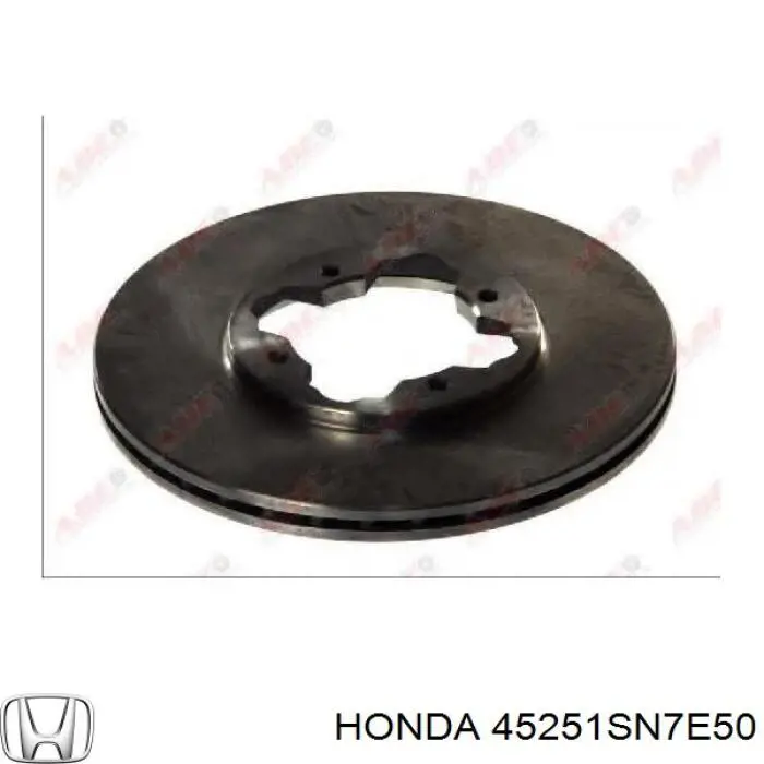 45251SN7E50 Honda Гальмо дискове переднє