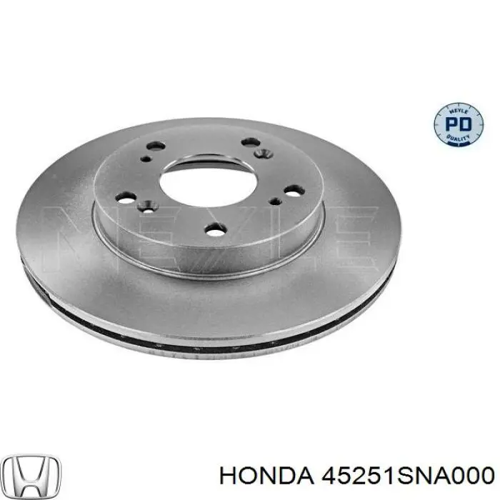 45251SNA000 Honda Гальмо дискове переднє