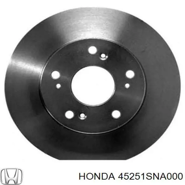 Диск переднього гальма Honda 45251SNA000 ціна, від 39.15 USD