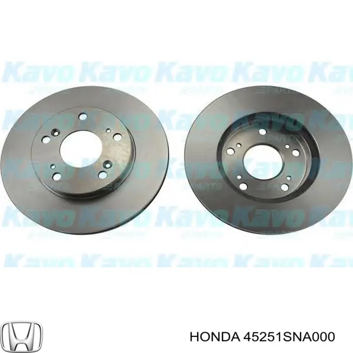 Гальмівні диски передні 45251SNA000 Honda