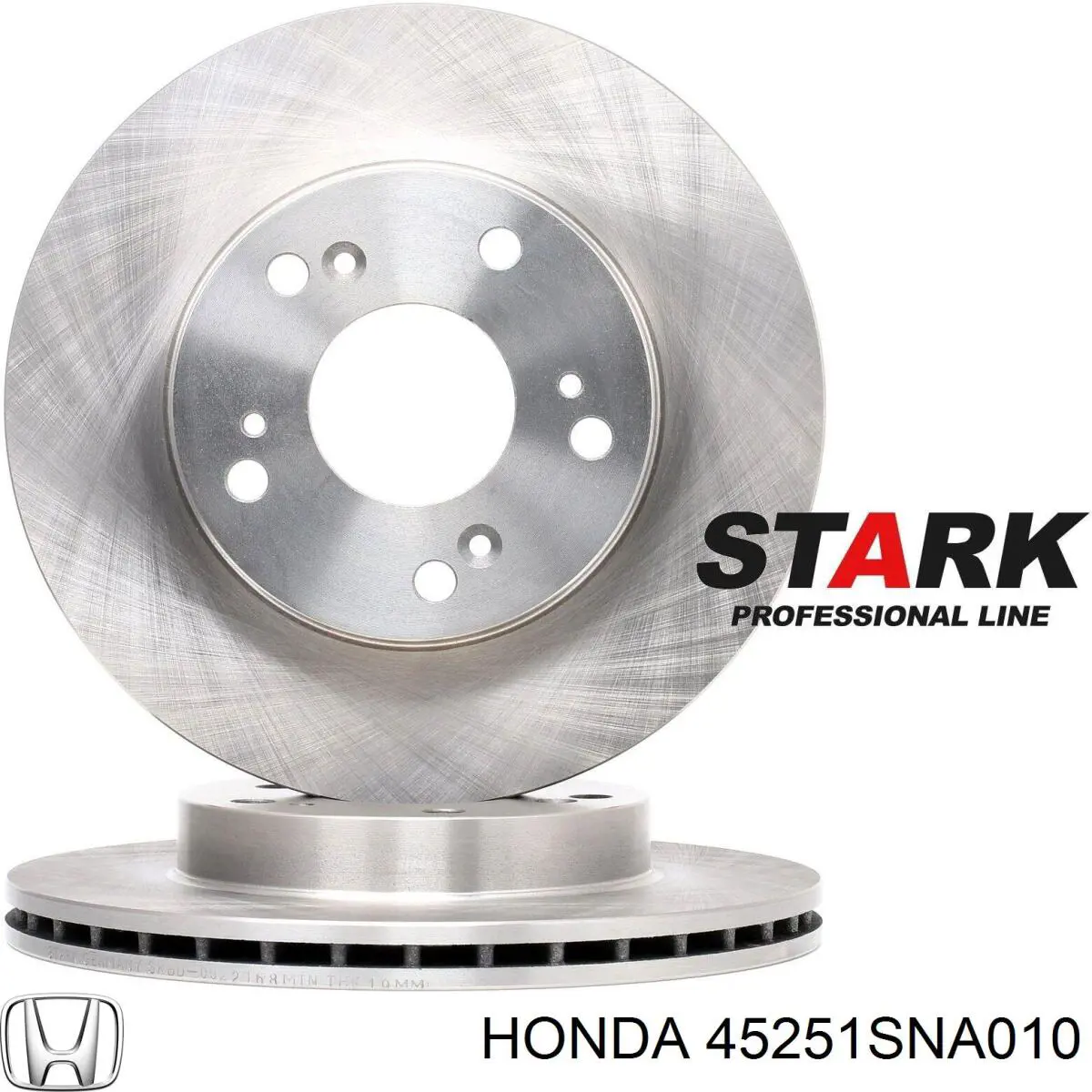 Диск переднього гальма Honda 45251SNA010 ціна, від 40.15 USD