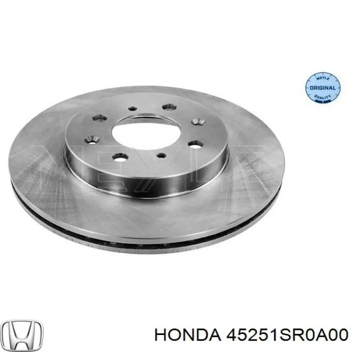 Диск переднього гальма Honda 45251SR0A00 ціна, від 25.69 USD