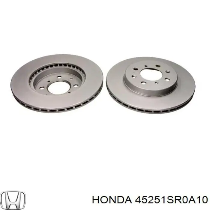 Диск гальмівний передній 45251SR0A10 Honda