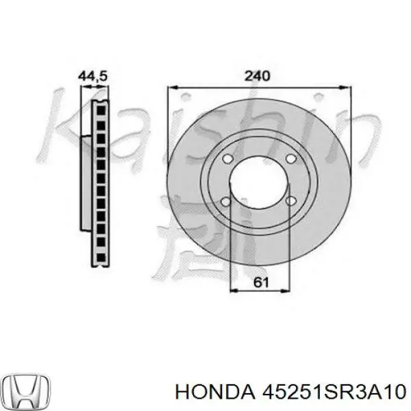 Купити 45251SR3A10 Honda Ротор гальмівний