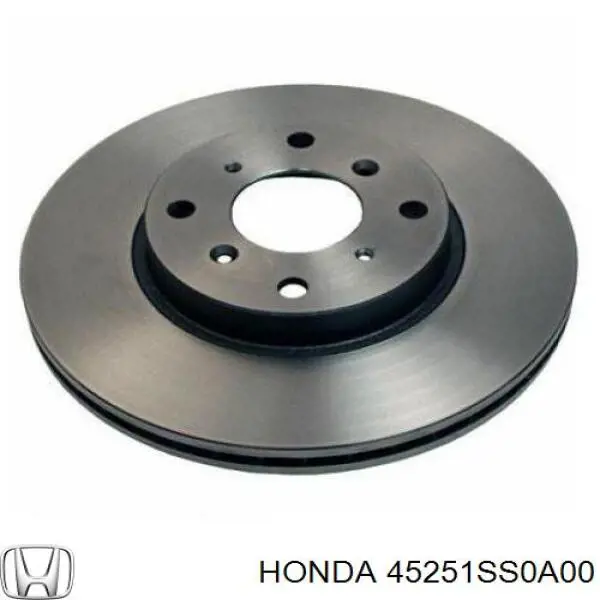 Диск переднього гальма Honda 45251SS0A00 ціна, від 36.14 USD