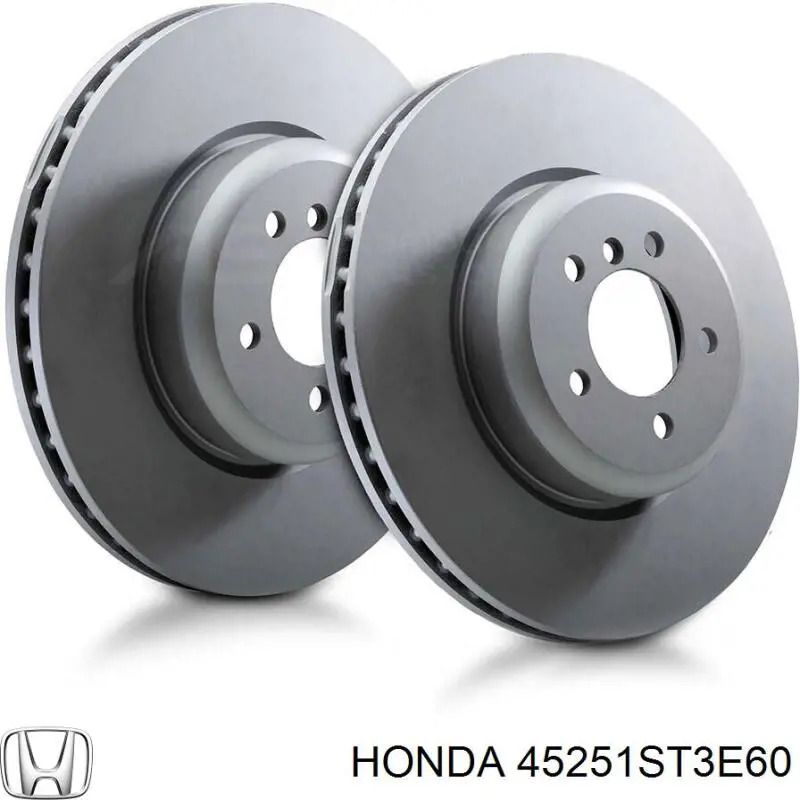 Диск гальмівний передній Honda 45251ST3E60