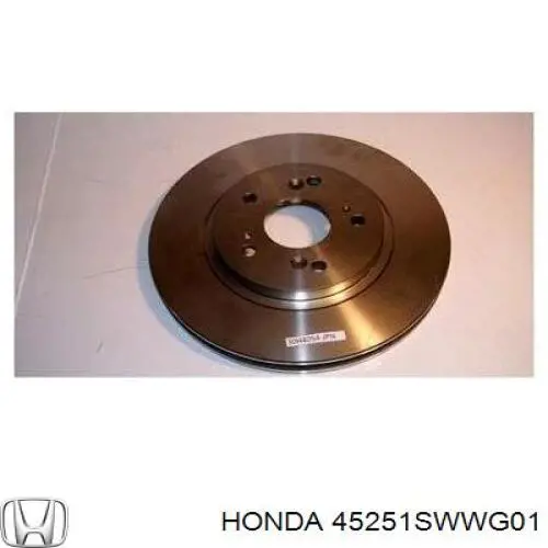 45251SWWG01 Honda диск гальмівний передній