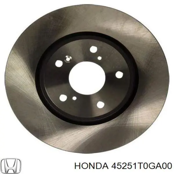 45251T0GA00 Honda диск гальмівний передній