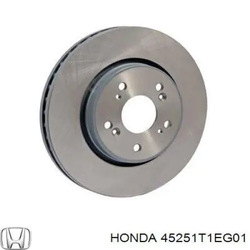 45251T1EG01 Honda диск гальмівний передній