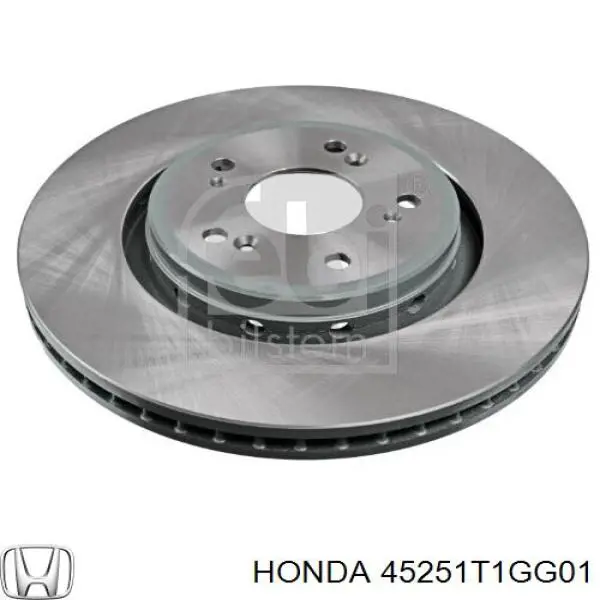 Гальмівні диски передні 45251T1GG01 Honda