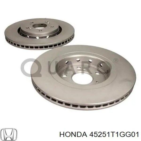 Диск переднього гальма Honda 45251T1GG01 ціна, від 76.94 USD