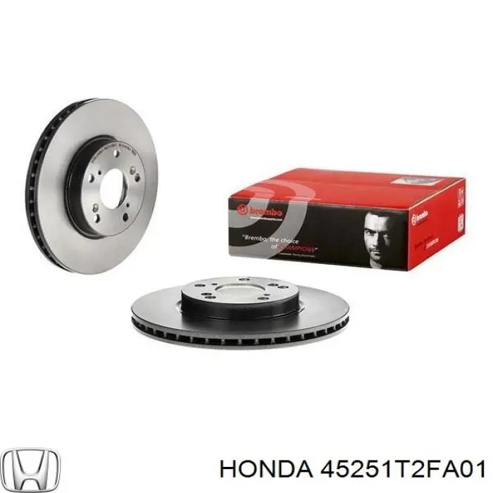 Гальмівні диски передні 45251T2FA01 Honda