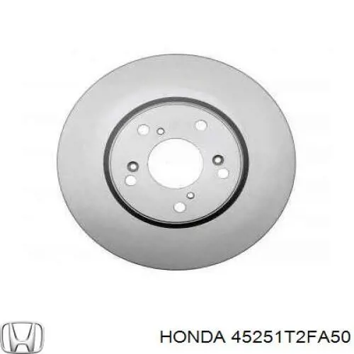 Диск гальмівний передній 45251T2FA50 Honda