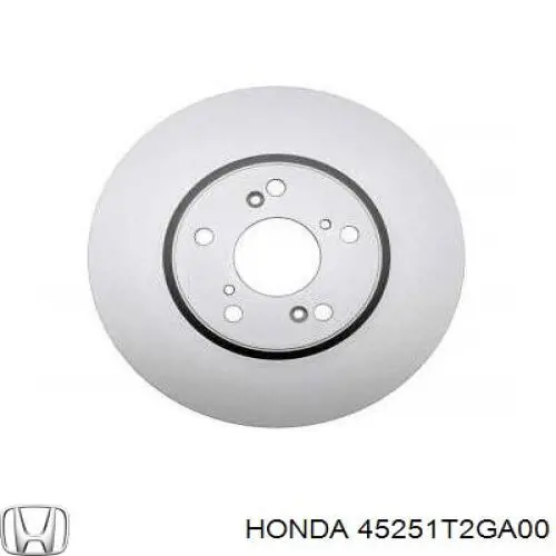 Гальмівні диски передні 45251T2GA00 Honda