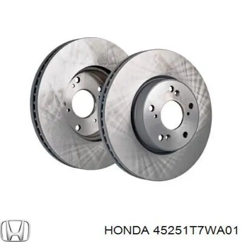 45251T7WA01 Honda Гальмо дискове переднє