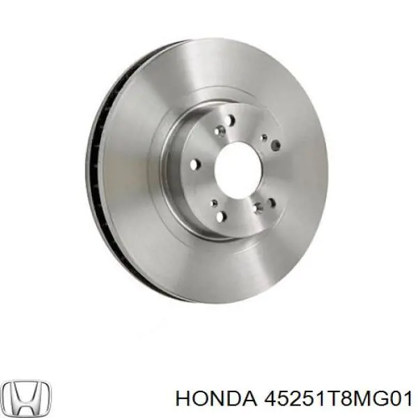 Диск гальмівний передній 45251T8MG01 Honda