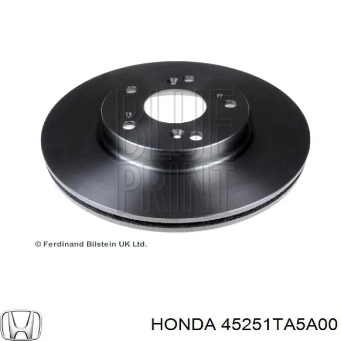45251TA5A00 Honda диск гальмівний передній
