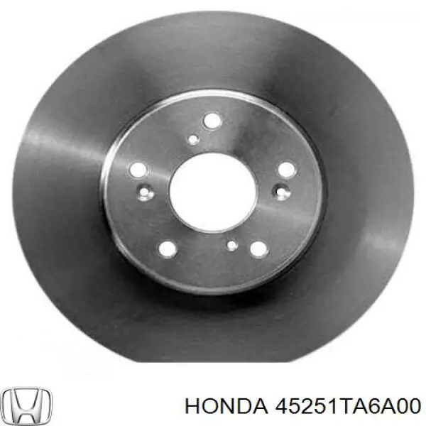 Диск гальмівний передній 45251TA6A00 Honda