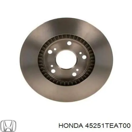 Гальмівні диски передні 45251TEAT00 Honda