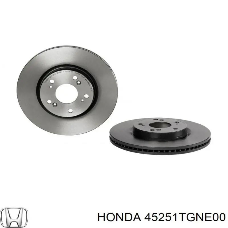Диск переднього гальма Honda 45251TGNE00 ціна, від 62.26 USD