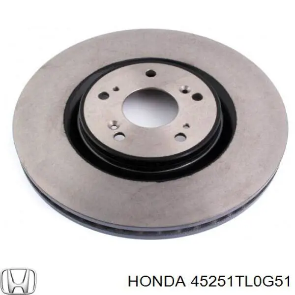 Диск гальмівний передній 45251TL0G51 Honda